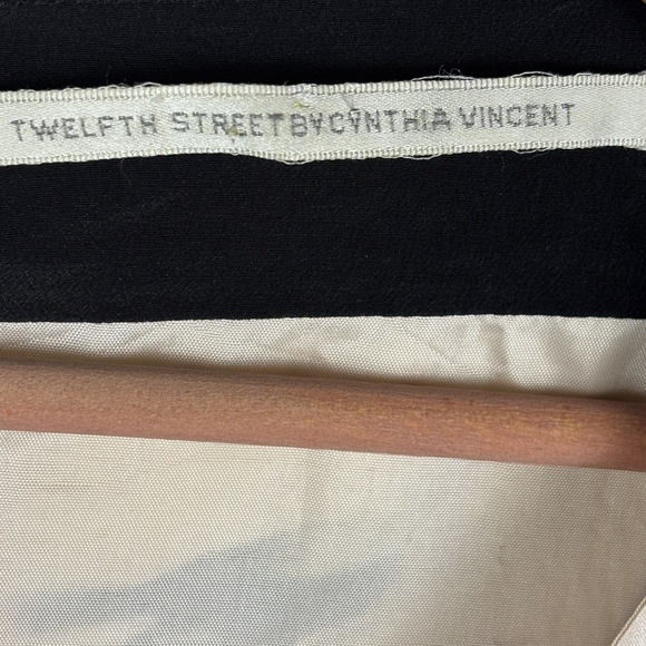 Women LongSleeve Silk Mini Shift Dress Sz L Birds 12Th Street by Cynthia Vincent - Picture 7 of 16